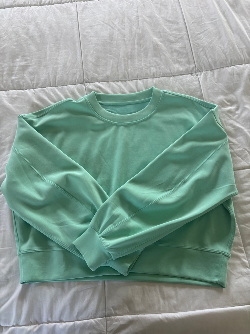 lululemon athletica Mint Green Crew Sweatshirt
